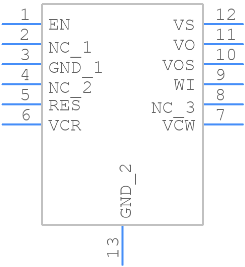 L4995AJ - STMicroelectronics - PCB symbol