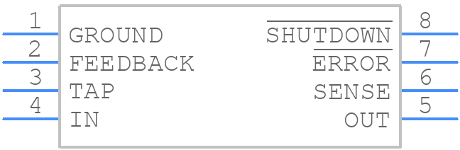 LP2986IM-5.0/NOPB - Texas Instruments - PCB symbol