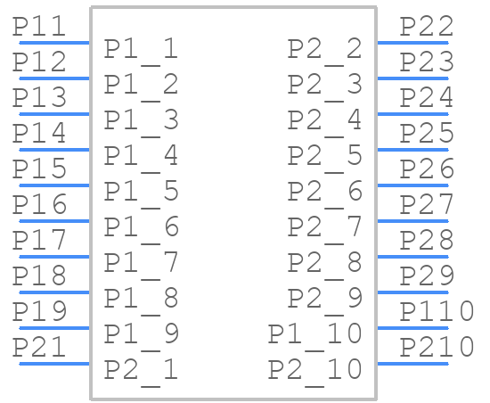 46437-9002 - Molex - PCB symbol