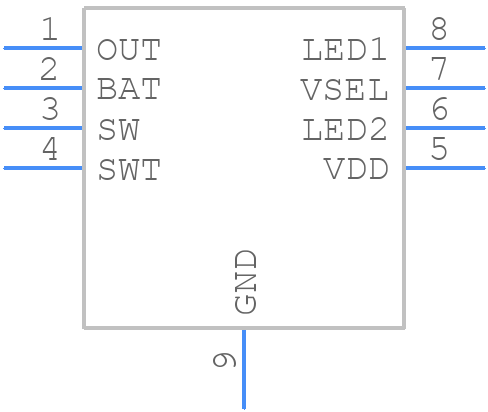 sp4533 - TPOWER - PCB symbol