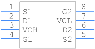 JFE2140DR - Texas Instruments - PCB symbol