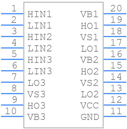 LF2388BTR - LITTELFUSE - PCB symbol