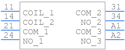 67.23.9.012.4500 - FINDER - PCB symbol