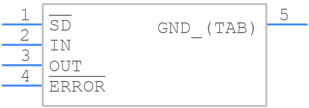 LP3852EMP-5.0/NOPB - Texas Instruments - PCB symbol