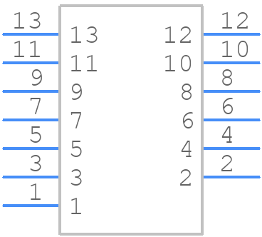930705001 - Molex - PCB symbol