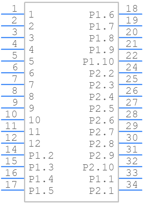 45984-4211 - Molex - PCB symbol