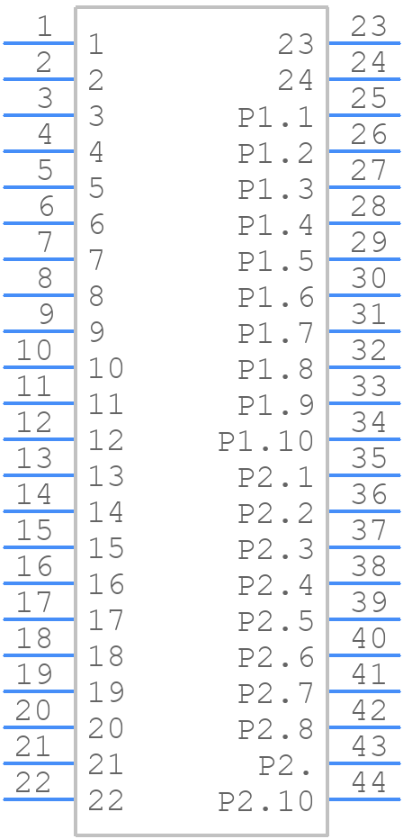45985-4342 - Molex - PCB symbol