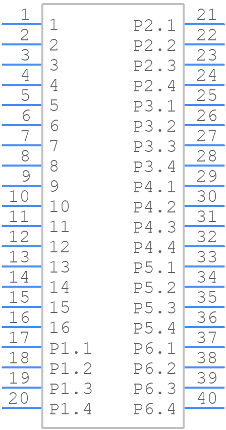 46114-6161 - Molex - PCB symbol