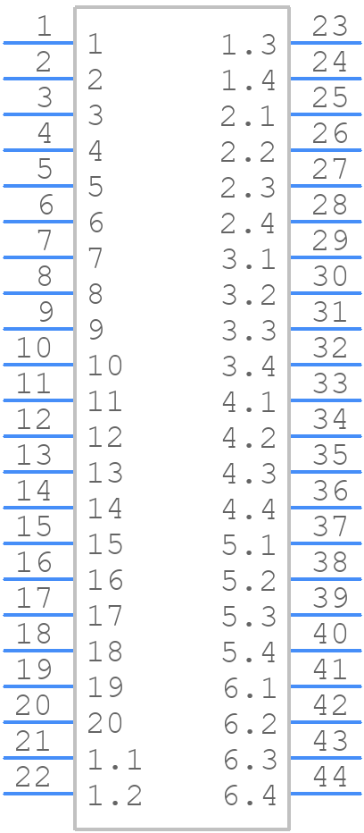 46114-6201 - Molex - PCB symbol