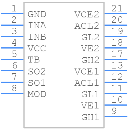 2SC0108T2D0-12 - Power Integrations - PCB symbol