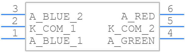 SSL-LX5099SISUGBBC - Lumex - PCB symbol