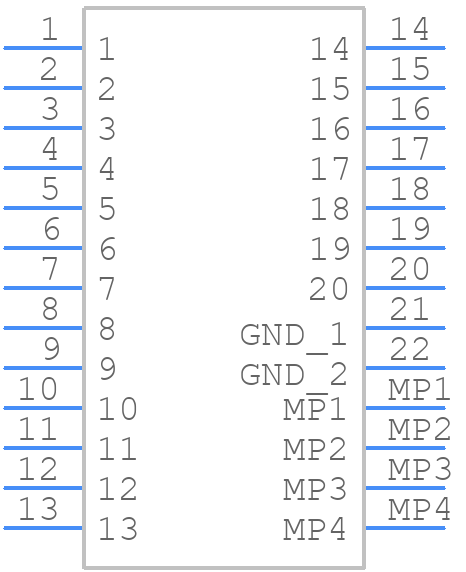 200485-0720 - Molex - PCB symbol