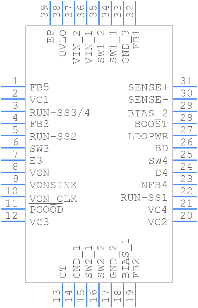 LT3513EUHF#PBF - Analog Devices - PCB symbol