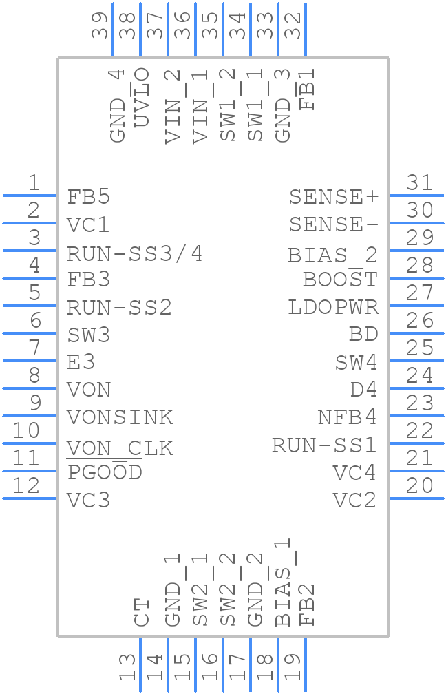 LT3513EUHF#TRPBF - Analog Devices - PCB symbol