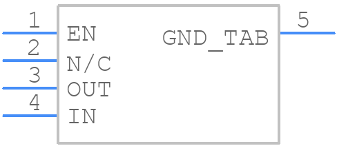 LP38693MP-3.3/NOPB - Texas Instruments - PCB symbol