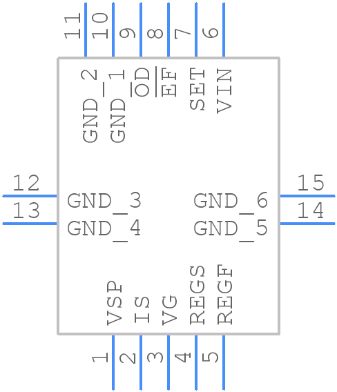 XTR111AIDRCTG4 - Texas Instruments - PCB symbol