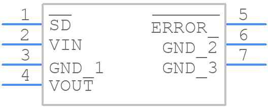 LP3962ESX-3.3/NOPB - Texas Instruments - PCB symbol