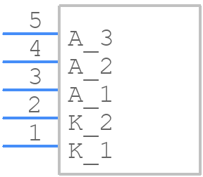 KR DMLS31.23-5K8L-26-M3W3-700-R18-Z - ams OSRAM - PCB symbol