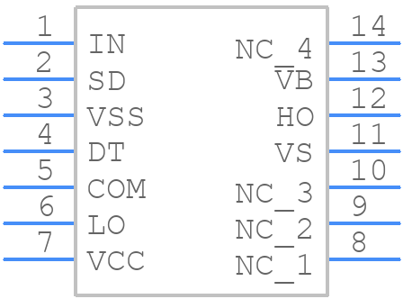 LF21844NTR - LITTELFUSE - PCB symbol