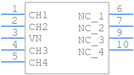 AOZ8804ADI - Alpha & Omega Semiconductors - PCB symbol