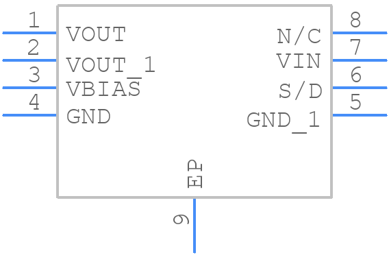 LP3882EMR-1.2 - Texas Instruments - PCB symbol