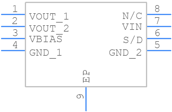 LP3882EMR-1.8 - Texas Instruments - PCB symbol