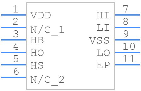 2EDL8123G3CXTMA1 - Infineon - PCB symbol
