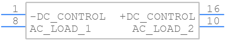 DPA6111 - CRYDOM - PCB symbol