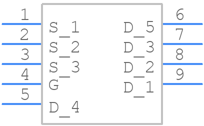 NVMFS3D0P04M8LT1G - onsemi - PCB symbol