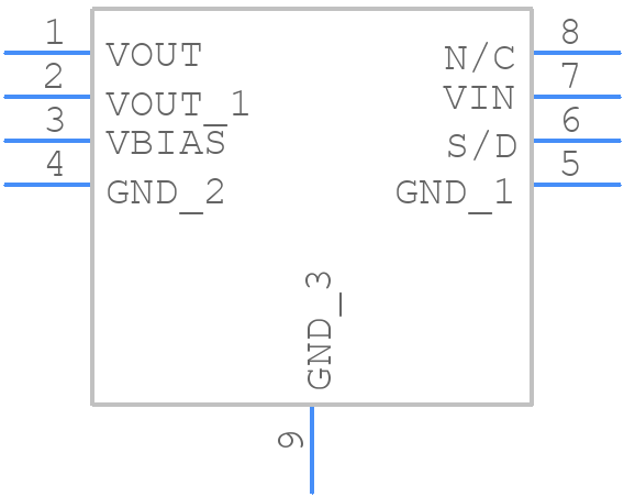 LP3892EMR-1.2 - Texas Instruments - PCB symbol