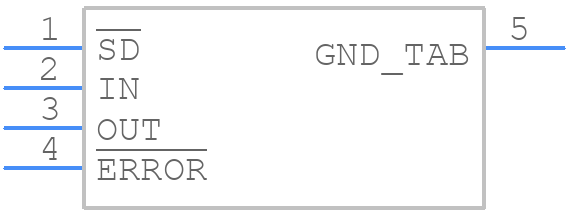LP3961EMP-2.5/NOPB - Texas Instruments - PCB symbol