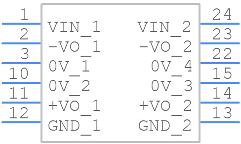IA0515KS-1W - Mornsun Power - PCB symbol