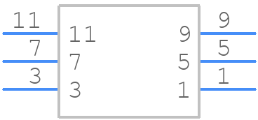 930714001 - Molex - PCB symbol