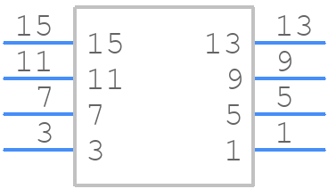930716001 - Molex - PCB symbol