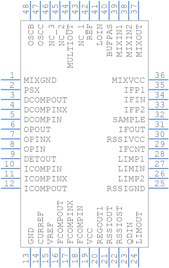 CXA1744AR - Sony - PCB symbol
