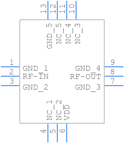 PMA3-313GLN+ - Mini-Circuits - PCB symbol