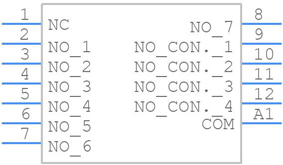 A10805RNCQK - C & K COMPONENTS - PCB symbol