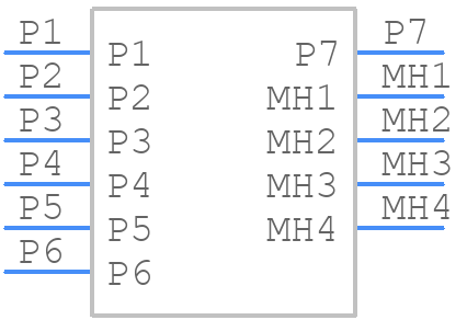 47391-0000 - Molex - PCB symbol
