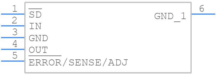 LP3964ES-ADJ/NOPB - Texas Instruments - PCB symbol