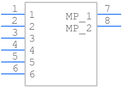 DF14-6P-1.25H(52) - Hirose - PCB symbol