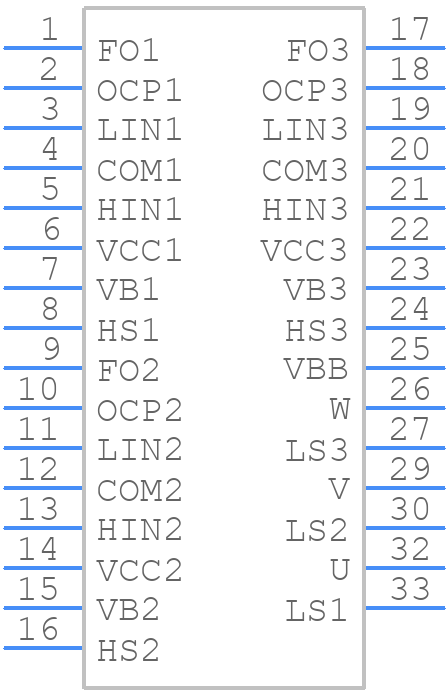 SCM1242MF - SANKEN ELECTRIC CO. - PCB symbol