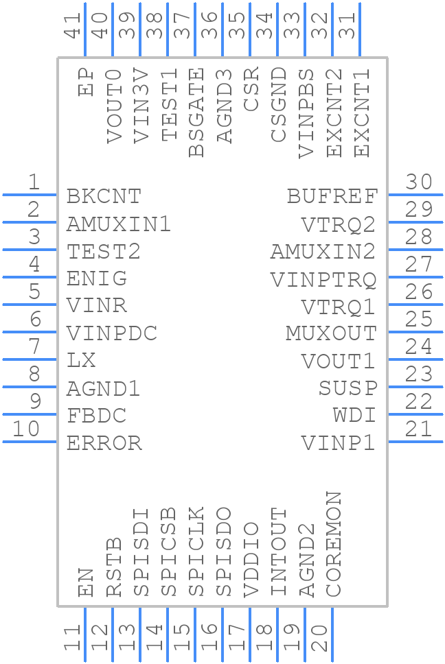 RAA270005KFP - Renesas Electronics - PCB symbol