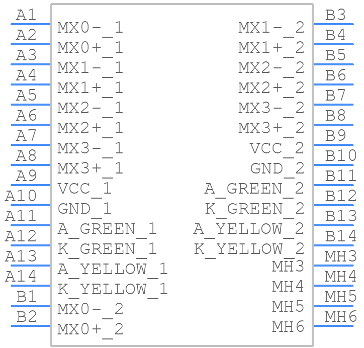 1840855-3 - TRP Connector - PCB symbol