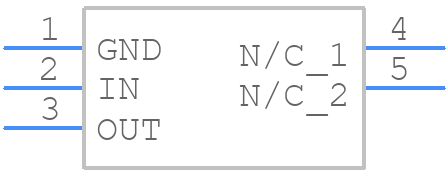 NCP716BCSN300T1G - onsemi - PCB symbol