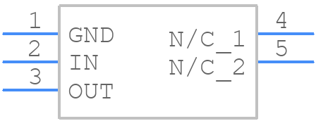 NCP716BCSN500T1G - onsemi - PCB symbol