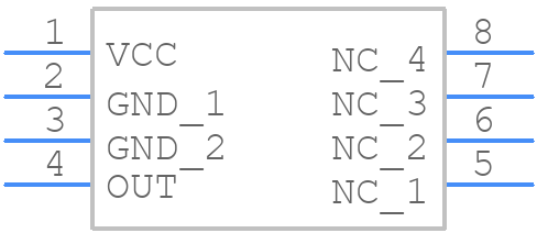 A1343LLETR-T - Allegro Microsystems - PCB symbol