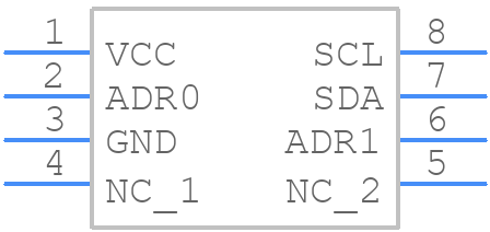 A1454KLETR-2F-T - Allegro Microsystems - PCB symbol