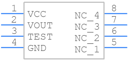 A1667LLTR-T - Allegro Microsystems - PCB symbol