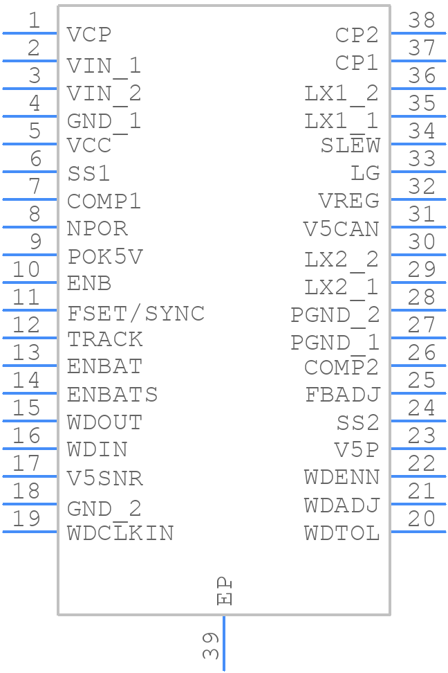 A4411KLVTR-T - Allegro Microsystems - PCB symbol