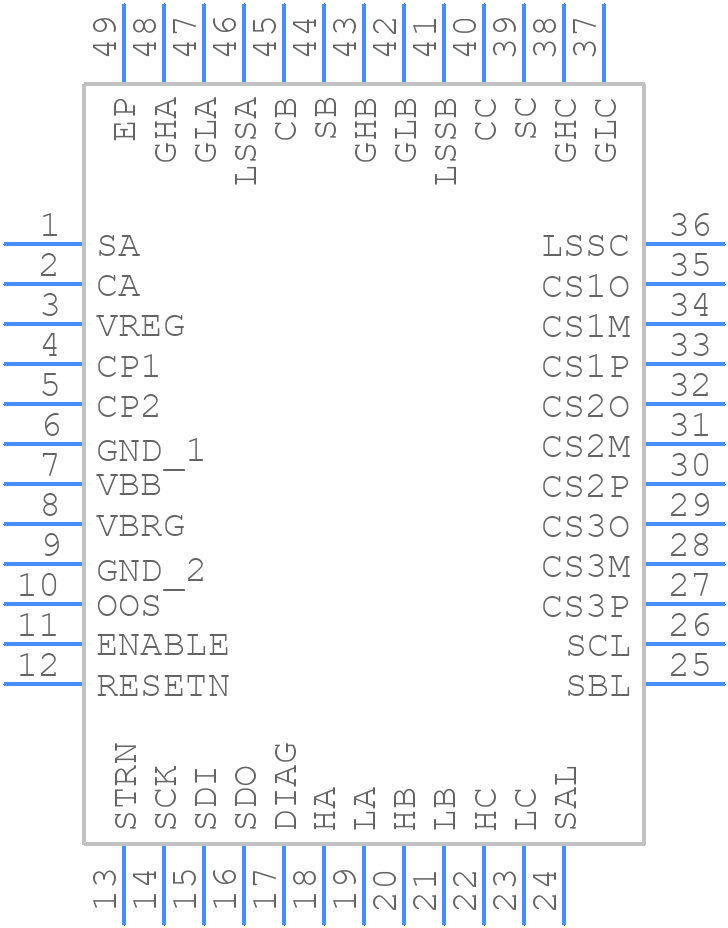 A4911KJPTR-T - Allegro Microsystems - PCB symbol